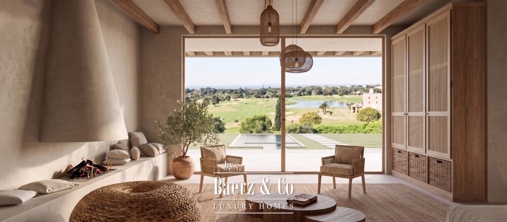 Rustic Mediterranean style villa with spectacular Golf and sea views image