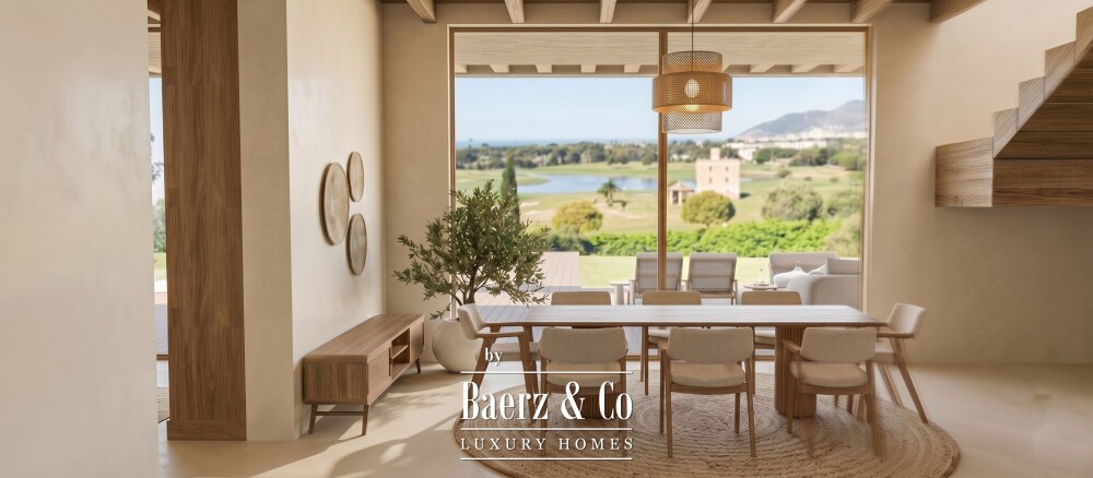 Rustic Mediterranean style villa with spectacular Golf and sea views image