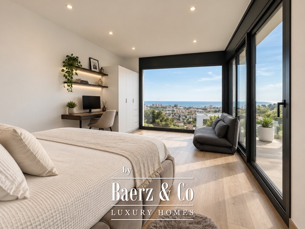 Contemporary Villa with Panoramic Mediterranean Sea Views in Cunit image