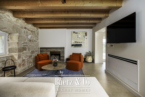 photo 6 Labin, Šumber, unique detached villa on a large plot with a view