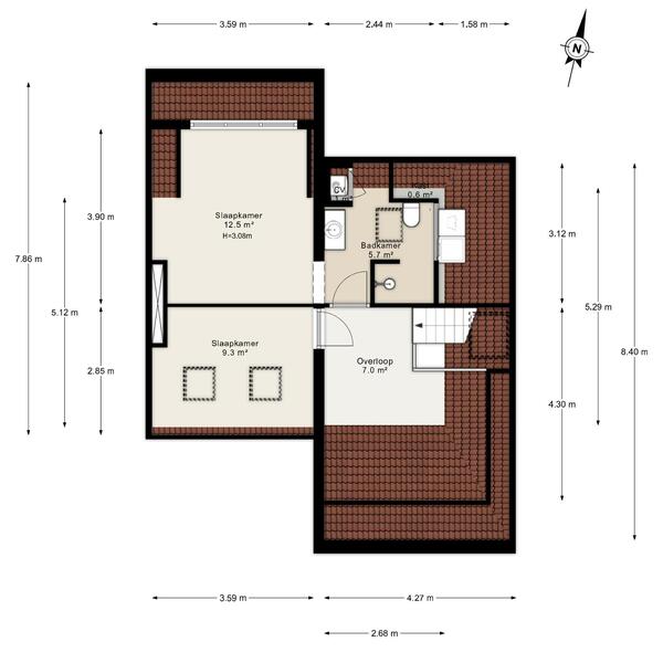 Floor Plan 3 - Lekstraat 66 4